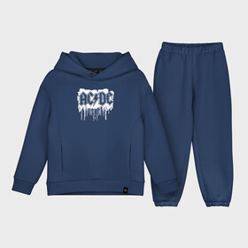 Детский костюм хлопок Oversize с принтом AC DC в Курске,  |  | ac dc | acdc | acdc ас дс | angus | back in black | highway to hell | mckinnon | young | австралийская | ангус янг | ас дс | асдс | блюз | в форме | гитара | группа | крис слэйд | метал | молния | музыка | п | певец | рок | рок н ролл