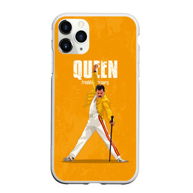 Чехол для iPhone 11 Pro матовый с принтом Queen в Курске, Силикон |  | freddie mercury | queen | quen | the show must go on | we are the champions | богемская рапсодия | глэм | группа | квин | королева | куин | меркури | меркьюри | музыкант | мэркури | певец | песня | поп | рок | фаррух булсара | фредди