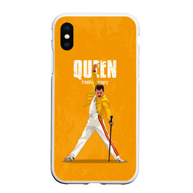 Чехол для iPhone XS Max матовый с принтом Queen в Курске, Силикон | Область печати: задняя сторона чехла, без боковых панелей | freddie mercury | queen | quen | the show must go on | we are the champions | богемская рапсодия | глэм | группа | квин | королева | куин | меркури | меркьюри | музыкант | мэркури | певец | песня | поп | рок | фаррух булсара | фредди