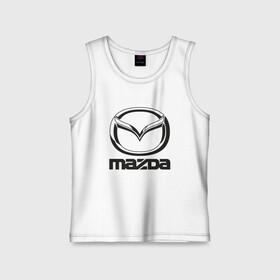 Детская майка хлопок с принтом MAZDA LOGO | МАЗДА ЛОГО в Курске,  |  | auto | mazda | mps | sport | авто | автомобиль | автомобильные | бренд | мазда | марка | машины | мпс | спорт