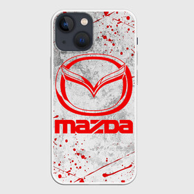 Чехол для iPhone 13 mini с принтом MAZDA RED LOGO | МАЗДА ЛОГО в Курске,  |  | auto | mazda | mps | sport | авто | автомобиль | автомобильные | бренд | мазда | марка | машины | мпс | спорт