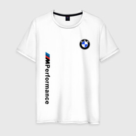 Мужская футболка хлопок с принтом BMW M PERFORMANCE 2020 БМВ М ПЕРФОРМАНС в Курске, 100% хлопок | прямой крой, круглый вырез горловины, длина до линии бедер, слегка спущенное плечо. | bmw | bmw motorsport | bmw performance | carbon | m | motorsport | performance | sport | бмв | карбон | моторспорт | спорт