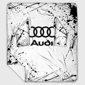 Плед с рукавами с принтом AUDI в Курске, 100% полиэстер | Закругленные углы, все края обработаны. Ткань не мнется и не растягивается. Размер 170*145 | audi | auto | sport | авто | автомобиль | автомобильные | ауди | бренд | марка | машины | спорт