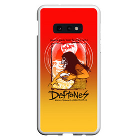 Чехол для Samsung S10E с принтом Deftones Poster в Курске, Силикон | Область печати: задняя сторона чехла, без боковых панелей | Тематика изображения на принте: chi cheng | chino moreno | deftones | dia de los | diamond eye | дефтонс | серхио вега | стивен карпентер | фрэнк делгадо | чи ченг | чино морено | эйб каннингем