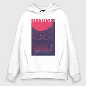 Мужское худи Oversize хлопок с принтом Deftones в Курске, френч-терри — 70% хлопок, 30% полиэстер. Мягкий теплый начес внутри —100% хлопок | боковые карманы, эластичные манжеты и нижняя кромка, капюшон на магнитной кнопке | chi cheng | chino moreno | deftones | dia de los | diamond eye | дефтонс | серхио вега | стивен карпентер | фрэнк делгадо | чи ченг | чино морено | эйб каннингем