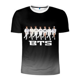 Мужская футболка 3D спортивная с принтом BTS в Курске, 100% полиэстер с улучшенными характеристиками | приталенный силуэт, круглая горловина, широкие плечи, сужается к линии бедра | bangtanboys | blackpink | bts | btsarmy | jhope | jimin | jin | jungkook | kimtaehyung | kpop | suga | taehyung | бтс | кпоп
