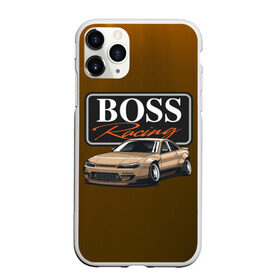 Чехол для iPhone 11 Pro Max матовый с принтом Boss Racing в Курске, Силикон |  | auto | check point | city style | jdm | street racing | авто | автомобиль | ам | гонщик | ждм | машина | скорость | стритрейсеры | уличные гонки