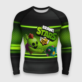 Мужской рашгард 3D с принтом brawn stars Spike Спайк в Курске,  |  | brawl | brawl stars | brawlstars | brawl_stars | jessie | poco | бравл | бравлстарс | поко