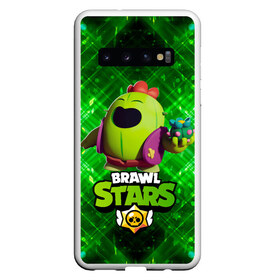 Чехол для Samsung Galaxy S10 с принтом brawn stars Spike Спайк в Курске, Силикон | Область печати: задняя сторона чехла, без боковых панелей | brawl | brawl stars | brawlstars | brawl_stars | jessie | poco | бравл | бравлстарс | поко