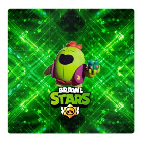 Магнитный плакат 3Х3 с принтом brawn stars Spike Спайк в Курске, Полимерный материал с магнитным слоем | 9 деталей размером 9*9 см | brawl | brawl stars | brawlstars | brawl_stars | jessie | poco | бравл | бравлстарс | поко