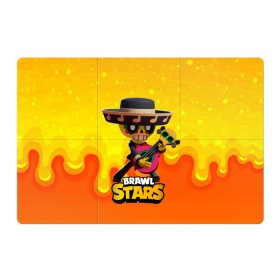 Магнитный плакат 3Х2 с принтом Brawl stars poco Поко в Курске, Полимерный материал с магнитным слоем | 6 деталей размером 9*9 см | brawl | brawl stars | brawlstars | brawl_stars | jessie | poco | бравл | бравлстарс | поко