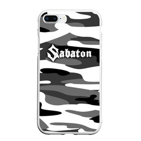 Чехол для iPhone 7Plus/8 Plus матовый с принтом Камуфляж Sabaton в Курске, Силикон | Область печати: задняя сторона чехла, без боковых панелей | Тематика изображения на принте: battle | panzerkampf | primo victoria | sabaton | the art of war | the great war | атака мертвецов | бисмарк | броден | войны | группа | йоаким | латный ботинок | метал | ночные ведьмы | пауэр | рок | рыцарские доспехи | сабатон