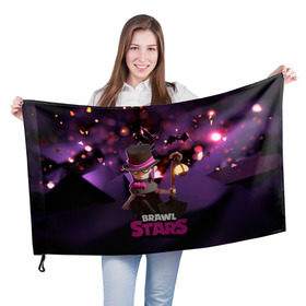 Флаг 3D с принтом Brawl stars Mortis Мортис в Курске, 100% полиэстер | плотность ткани — 95 г/м2, размер — 67 х 109 см. Принт наносится с одной стороны | brawl | brawl stars | brawlstars | brawl_stars | jessie | mortis | бравл | бравлстарс | мортис