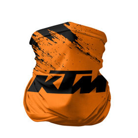 Бандана-труба 3D с принтом KTM в Курске, 100% полиэстер, ткань с особыми свойствами — Activecool | плотность 150‒180 г/м2; хорошо тянется, но сохраняет форму | enduro | ktm | moto | motocycle | sportmotorcycle | ктм | мото | мотоспорт