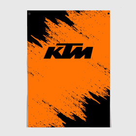 Постер с принтом KTM в Курске, 100% бумага
 | бумага, плотность 150 мг. Матовая, но за счет высокого коэффициента гладкости имеет небольшой блеск и дает на свету блики, но в отличии от глянцевой бумаги не покрыта лаком | enduro | ktm | moto | motocycle | sportmotorcycle | ктм | мото | мотоспорт