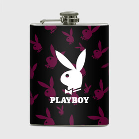 Фляга с принтом PLAYBOY | ПЛЕЙБОЙ (Z) в Курске, металлический корпус | емкость 0,22 л, размер 125 х 94 мм. Виниловая наклейка запечатывается полностью | brand | brazzers | fake taxi | faketaxi | hub | mode | playboy | бразерс | бренд | мода | фейк такси