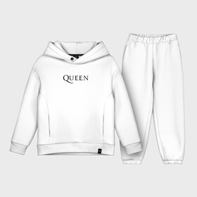 Детский костюм хлопок Oversize с принтом QUEEN (НА СПИНЕ) в Курске,  |  | Тематика изображения на принте: queen | rock | we will rock you | брайан мэи | группа queen | группа квин | джон дикон | квин | королева | король | роджер тейлор | рок | фредди меркьюри