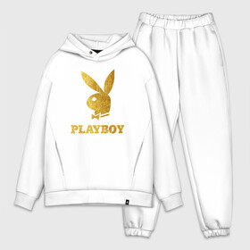 Мужской костюм хлопок OVERSIZE с принтом PLAYBOY GOLD | ЗОЛОТОЙ ПЛЕЙБОЙ (Z) в Курске,  |  | brand | brazzers | fake taxi | faketaxi | hub | mode | playboy | бразерс | бренд | мода | фейк такси