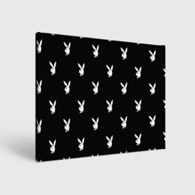 Холст прямоугольный с принтом ПЛЕЙБОЙ ПАТТЕРН | PLAYBOY PATTERN (Z) в Курске, 100% ПВХ |  | brand | brazzers | fake taxi | faketaxi | hub | mode | playboy | бразерс | бренд | мода | фейк такси