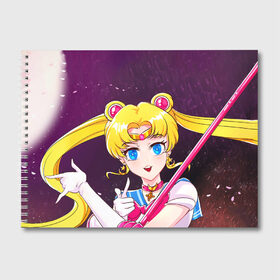 Альбом для рисования с принтом Sailor Moon в Курске, 100% бумага
 | матовая бумага, плотность 200 мг. | anime | japan | manga | sailor moon | аниме | девочка | девушка | луна | лунная призма | манга | сейлор мун | сэйлор мун | япония
