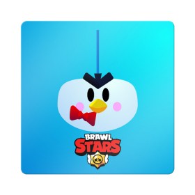 Магнит виниловый Квадрат с принтом Brawl Stars Penguin в Курске, полимерный материал с магнитным слоем | размер 9*9 см, закругленные углы | penguin | pengvin | pingvin | пенгвин | пингвин