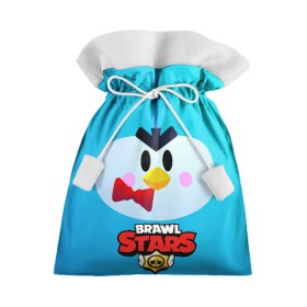 Подарочный 3D мешок с принтом Brawl Stars Penguin в Курске, 100% полиэстер | Размер: 29*39 см | penguin | pengvin | pingvin | пенгвин | пингвин