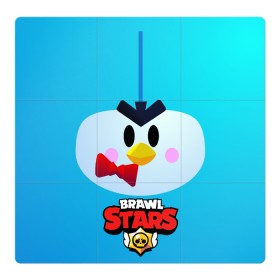 Магнитный плакат 3Х3 с принтом Brawl Stars Penguin в Курске, Полимерный материал с магнитным слоем | 9 деталей размером 9*9 см | penguin | pengvin | pingvin | пенгвин | пингвин