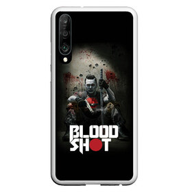 Чехол для Honor P30 с принтом BloodShot в Курске, Силикон | Область печати: задняя сторона чехла, без боковых панелей | Тематика изображения на принте: bloodshot | valiant | vin diesel | бладшот | вин дизель | кино | фильм | фильм 2020