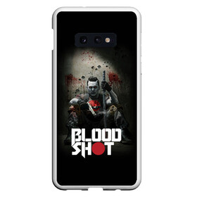 Чехол для Samsung S10E с принтом BloodShot в Курске, Силикон | Область печати: задняя сторона чехла, без боковых панелей | Тематика изображения на принте: bloodshot | valiant | vin diesel | бладшот | вин дизель | кино | фильм | фильм 2020