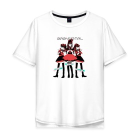 Мужская футболка хлопок Oversize с принтом Babymetal в Курске, 100% хлопок | свободный крой, круглый ворот, “спинка” длиннее передней части | anime | babymetal | bts | idol | japan | k pop | аниме | группа | идол | каваии | каваий | метал | музыка | япония