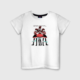 Детская футболка хлопок с принтом Babymetal в Курске, 100% хлопок | круглый вырез горловины, полуприлегающий силуэт, длина до линии бедер | anime | babymetal | bts | idol | japan | k pop | аниме | группа | идол | каваии | каваий | метал | музыка | япония