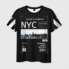 Мужская футболка 3D с принтом New-York Strips в Курске, 100% полиэфир | прямой крой, круглый вырез горловины, длина до линии бедер | fashion | hypebeast | off | off white | streetwear | virgil abloh | white | вайт | итальянский | мода | офф | офф вайт | стаил | стритвир | уличный | урбан