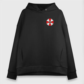 Женское худи Oversize хлопок с принтом UMBRELLA CORP (НА СПИНЕ) в Курске, френч-терри — 70% хлопок, 30% полиэстер. Мягкий теплый начес внутри —100% хлопок | боковые карманы, эластичные манжеты и нижняя кромка, капюшон на магнитной кнопке | ada wong | biohazard | leon | nemesis | project resistance | raccoon city | re | re3 | resident evil | resident evil 3 | rpd | stars | umbrella | ада вонг | амбрелла | немезис | ужасы