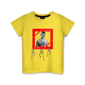 Детская футболка хлопок с принтом Little Big в Курске, 100% хлопок | круглый вырез горловины, полуприлегающий силуэт, длина до линии бедер | 2020 | big | little | бузова | евровиденье | спасибо | танцевальная | что
