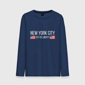Мужской лонгслив хлопок с принтом NEW YORK в Курске, 100% хлопок |  | america | city | new | ny | of | states | united | usa | york | америка | американская | америки | йорк | нью | нью йорк | свобода | сша | туризм | туристическая | флаг | флаги
