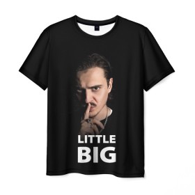 Мужская футболка 3D с принтом Little Big. Илья Прусикин в Курске, 100% полиэфир | прямой крой, круглый вырез горловины, длина до линии бедер | little big | евровидение | илья прусикин