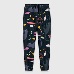 Мужские брюки 3D с принтом Сабрина в Курске, 100% полиэстер | манжеты по низу, эластичный пояс регулируется шнурком, по бокам два кармана без застежек, внутренняя часть кармана из мелкой сетки | archie comics | chilling adventures of sabrina | vdsvar | warner bros. television | леденящие душу приключения сабрины | магия | салем | черный кот