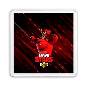 Магнит 55*55 с принтом Brawl stars Nita Нита в Курске, Пластик | Размер: 65*65 мм; Размер печати: 55*55 мм | brawl | brawl stars | brawlstars | brawl_stars | jessie | nita | бравл | бравлстарс | нита