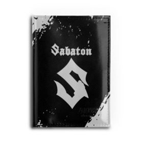 Обложка для автодокументов с принтом SABATON в Курске, натуральная кожа |  размер 19,9*13 см; внутри 4 больших “конверта” для документов и один маленький отдел — туда идеально встанут права | sabaton | skull | даниель муллбак | йоаким броден | крис рёланд | оскар монтелиус | пэр сундстрём | рикард сунден | сабатон | скелет | тоббе энглунд | томми юханссон | ханнес ван дал | черепа