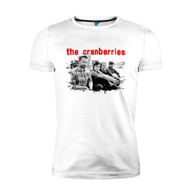 Мужская футболка хлопок Slim с принтом The Cranberries в Курске, 92% хлопок, 8% лайкра | приталенный силуэт, круглый вырез ворота, длина до линии бедра, короткий рукав | cranberries | dolores mary eileen | rock | the cranberries | альтернативный рок | долорес | дрим поп | кельтик рок | клюква | музыка | панк | рок | софт рок