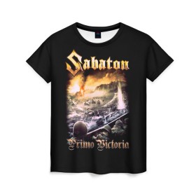 Женская футболка 3D с принтом SABATON. в Курске, 100% полиэфир ( синтетическое хлопкоподобное полотно) | прямой крой, круглый вырез горловины, длина до линии бедер | sabaton | даниель муллбак | йоаким броден | крис рёланд | оскар монтелиус | пэр сундстрём | рикард сунден | сабатон | тоббе энглунд | томми юханссон | ханнес ван дал