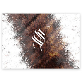 Поздравительная открытка с принтом Stigmata в Курске, 100% бумага | плотность бумаги 280 г/м2, матовая, на обратной стороне линовка и место для марки
 | music | rock | stigmata | альтернатива | музыка | рок | стигмата | тарас уманский