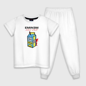 Детская пижама хлопок с принтом Eminem Juice WRLD Godzilla в Курске, 100% хлопок |  брюки и футболка прямого кроя, без карманов, на брюках мягкая резинка на поясе и по низу штанин
 | 100 сок | eminem | godzilla | juice | juice wrld | logo | music | rap | альбом | годзилла | джус | джюс | лейбл | лирика | лирический | лого | логотип | рэп | сок | трубочка | эминем