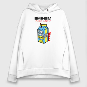 Женское худи Oversize хлопок с принтом Eminem Juice WRLD Godzilla в Курске, френч-терри — 70% хлопок, 30% полиэстер. Мягкий теплый начес внутри —100% хлопок | боковые карманы, эластичные манжеты и нижняя кромка, капюшон на магнитной кнопке | 100 сок | eminem | godzilla | juice | juice wrld | logo | music | rap | альбом | годзилла | джус | джюс | лейбл | лирика | лирический | лого | логотип | рэп | сок | трубочка | эминем