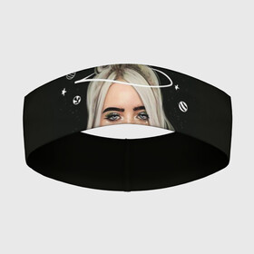 Повязка на голову 3D с принтом BILLIE EILISH в Курске,  |  | ayelish | bad guy | bellyache | bilie eilish | bilie elish | billie | billie eilish | eilish | electronic | elish | music | били айлиш | билли айлиш | эйлиш | элиш