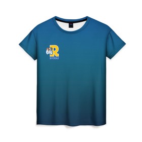 Женская футболка 3D с принтом GO BULLDOGS в Курске, 100% полиэфир ( синтетическое хлопкоподобное полотно) | прямой крой, круглый вырез горловины, длина до линии бедер | archie | cw | go bulldogs | jughead | pop s | riverdale | vdgerir | ривердейл | сидаб