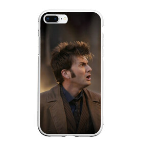 Чехол для iPhone 7Plus/8 Plus матовый с принтом 10th DOCTOR WHO в Курске, Силикон | Область печати: задняя сторона чехла, без боковых панелей | Тематика изображения на принте: david tennant | doctor who | jodie whittaker | matt smith | space | tardis | time | время | девид теннант | джоди уиттакер | доктор | доктор кто | космос | мэтт смит | тардис