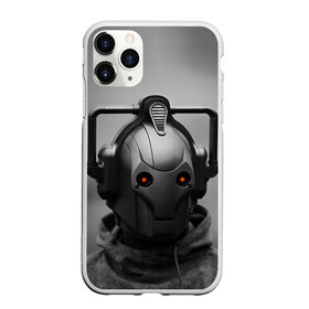 Чехол для iPhone 11 Pro Max матовый с принтом CYBERMAN в Курске, Силикон |  | Тематика изображения на принте: david tennant | doctor who | jodie whittaker | matt smith | space | tardis | time | время | девид теннант | джоди уиттакер | доктор | доктор кто | космос | мэтт смит | тардис