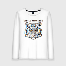 Женский лонгслив хлопок с принтом Little Monster в Курске, 100% хлопок |  | rock | royal blood | бен тетчер | королевская кровь | майк керр | рок | рок дуэт | рок музыка | рокеры