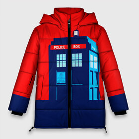 Женская зимняя куртка 3D с принтом IN TARDIS WE TRUST в Курске, верх — 100% полиэстер; подкладка — 100% полиэстер; утеплитель — 100% полиэстер | длина ниже бедра, силуэт Оверсайз. Есть воротник-стойка, отстегивающийся капюшон и ветрозащитная планка. 

Боковые карманы с листочкой на кнопках и внутренний карман на молнии | david tennant | doctor who | jodie whittaker | matt smith | space | tardis | time | время | девид теннант | джоди уиттакер | доктор | доктор кто | космос | мэтт смит | тардис